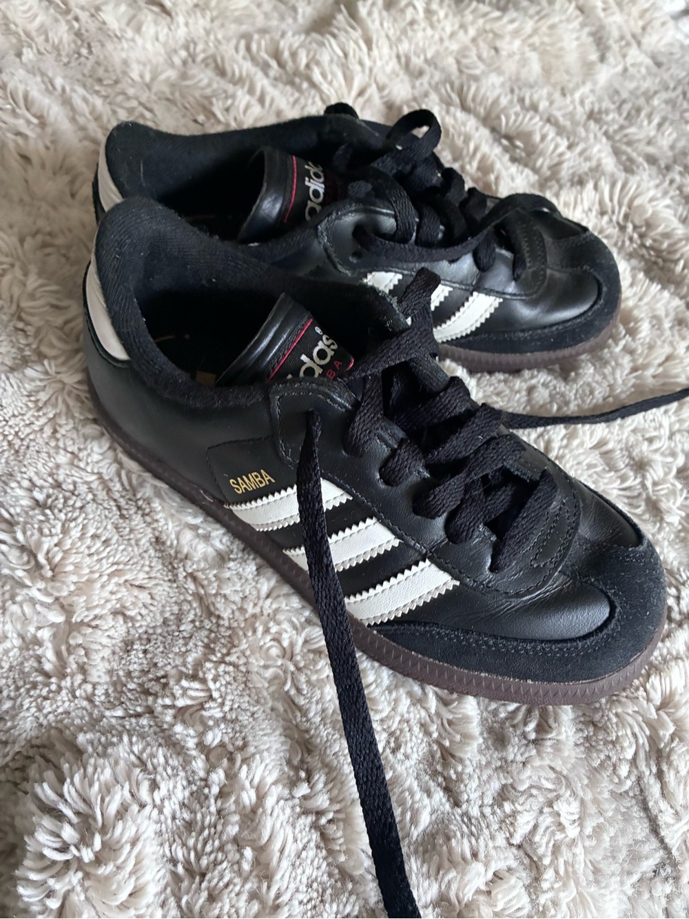adidas Black & White Samba Low-Top Sneakers